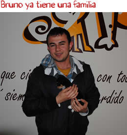 Bruno ya tiene una familia Bruno ya tiene una familia