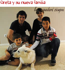 Greta y  su nueva familia Greta y  su nueva familia