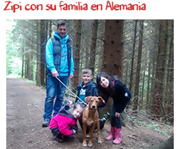 Zipi con su familia en Alemania Zipi con su familia en Alemania