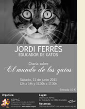 Charla de Jordi Ferrés, educador de gatos