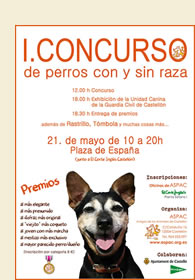 I.Concurso de perros con y sin raza