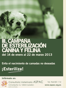III. Campa&ntilde;a de Esterilizaci&oacute;n