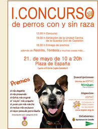 I.Concurso de perros con y sin raza