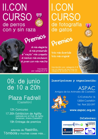 I.Concurso de perros con y sin raza