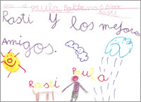 Dibujo de Paula Baltanás (6 años) Dibujo de Paula Baltanás (6 años)
