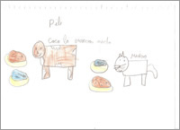 Dibujo de Pili Bataller (12 años) Dibujo de Pili Bataller (12 años)