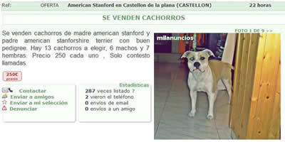 Venta ilegal de animales Venta ilegal de animales
