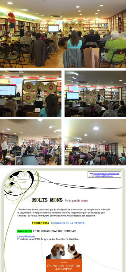 Charla "Es mejor adoptar que comprar" Charla "Es mejor adoptar que comprar"