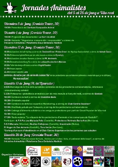 ASPAC en Jornadas Animalistas