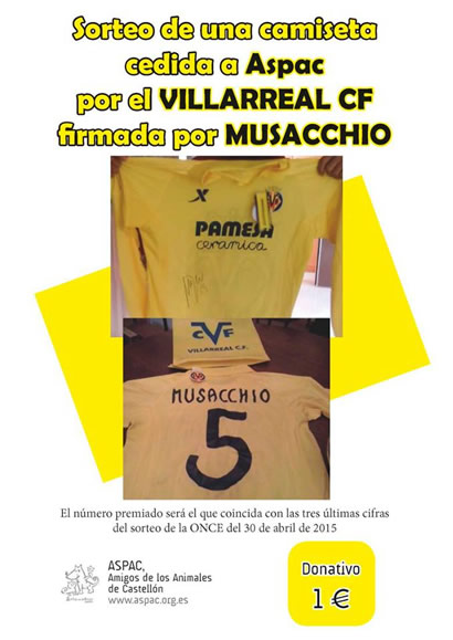 Sorteo de una camiseta del Villareal CF Sorteo de una camiseta del Villareal CF