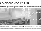 Sorteo para dos personas en el restaurante Corpore Sano