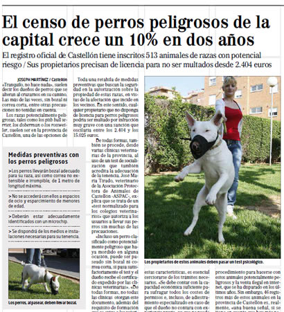 Artículo en El Mundo 08-05-2011 Artículo en El Mundo 08-05-2011