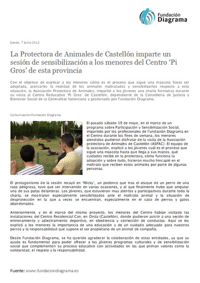 Artículo de la Fundación Diagrama Artículo de la Fundación Diagrama