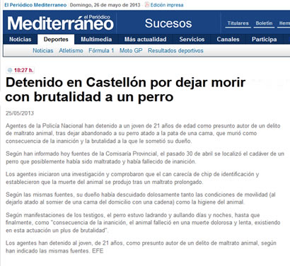 Ir al artículo en elperiodicomediterraneo.com 25/05/2013 Ir al artículo en elperiodicomediterraneo.com 25/05/2013