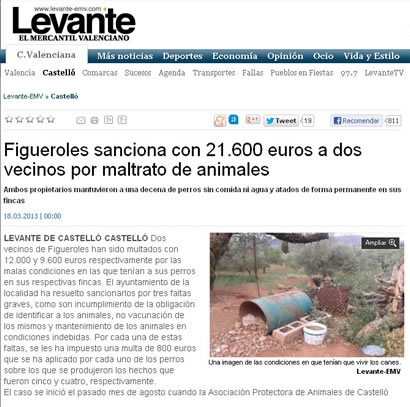 Ir al artículo en el Levante-emv.com 18/03/2013 Ir al artículo en el Levante-emv.com 18/03/2013