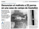 Denuncia por maltrato a 23 perros en Castellón Denuncia por maltrato a 23 perros en Castellón