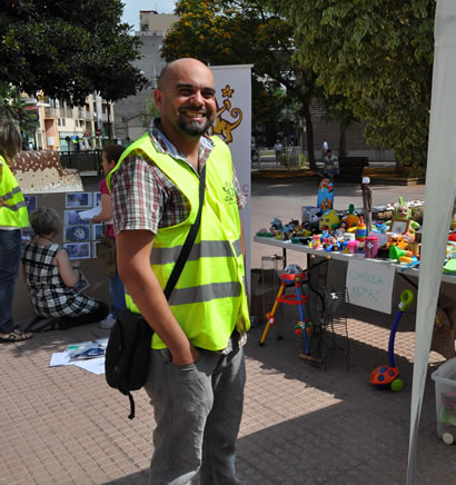 Nuestro voluntario Antonio Juana