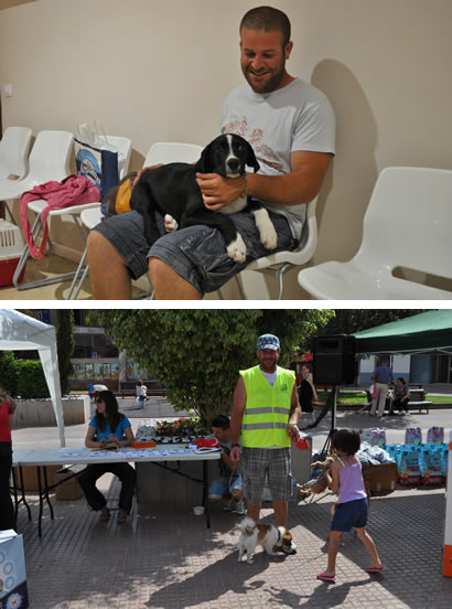 Nuestro voluntario Giovanni Marcano