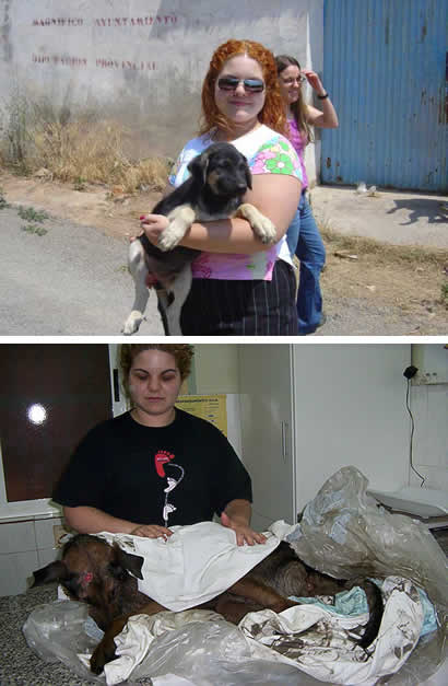 Nuestra voluntaria Mar&iacute;a Jos&eacute; Mir&oacute;