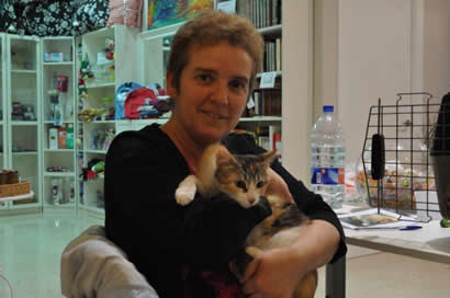 Nuestra voluntaria Rosa Mar&iacute;a Velasco
