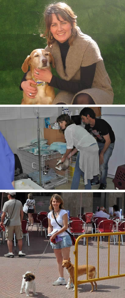 Nuestra voluntaria Xelo Fenollosa